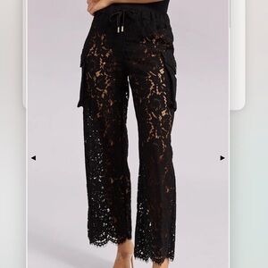 NWT generation love Palmer pants black lace cargo small (Soldout on their site)